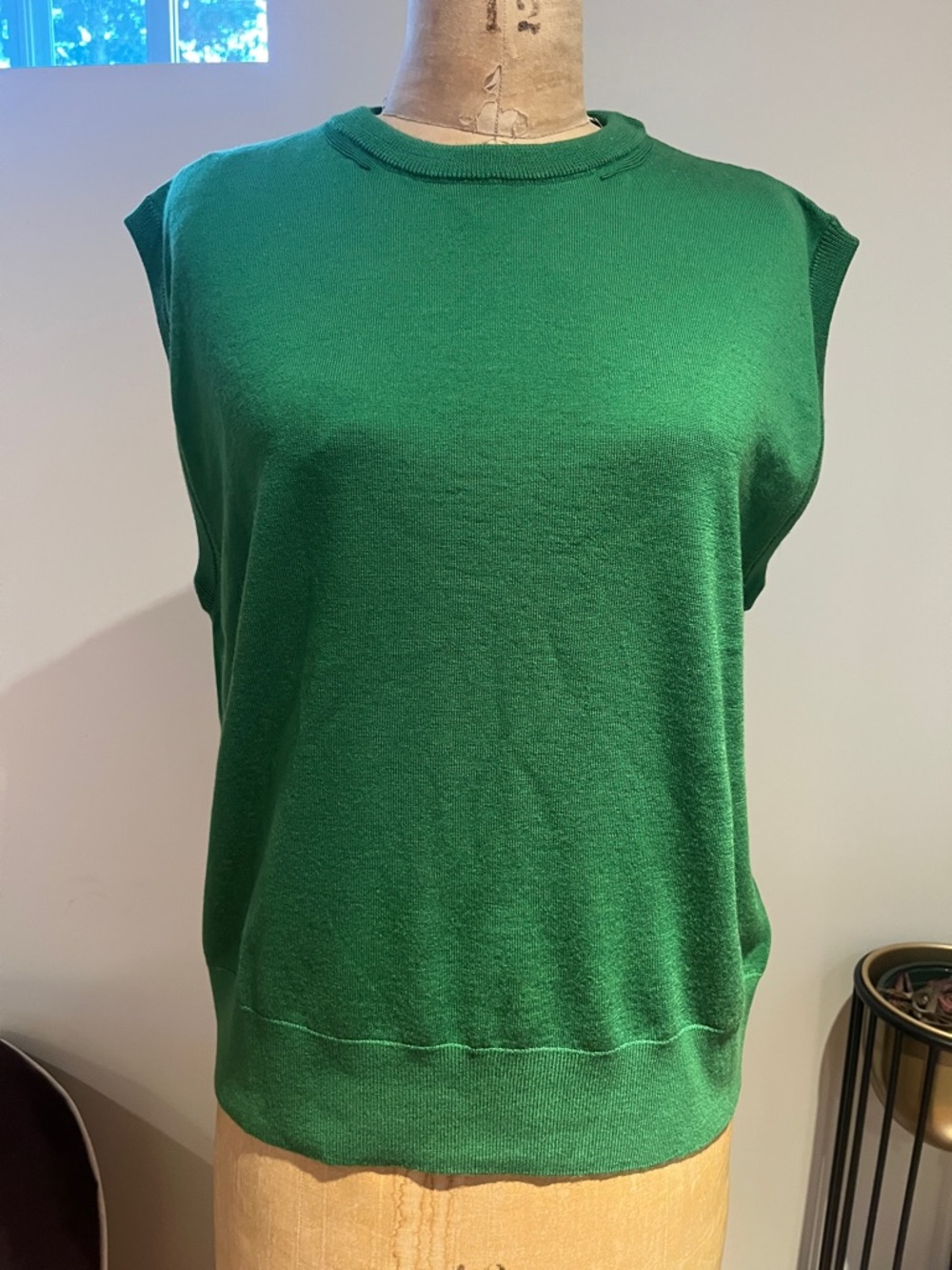 Longchamp merino wool knit vest